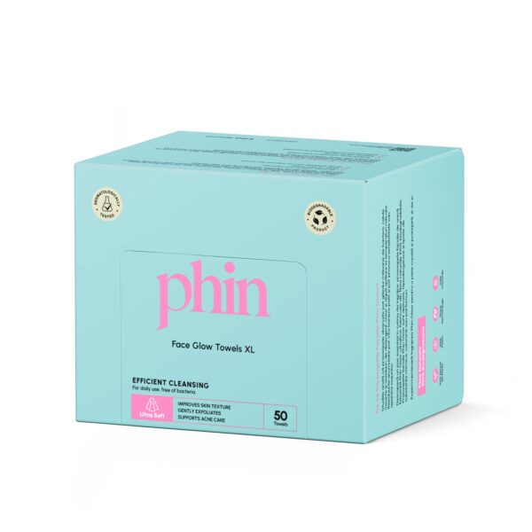 Prosoape Faciale de Unică Folosință Glow XL, 50 Bucati, Phin