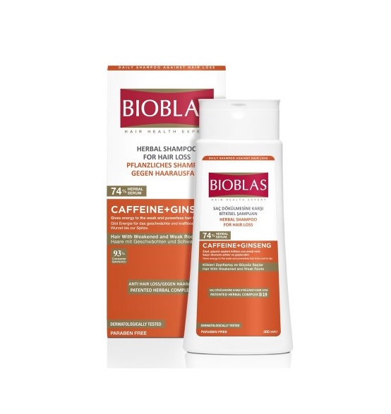 sampon-anticadere-pentru-par-fragil-caffeine-ginseng-360-ml-bioblas-O37062-farmacia-morpheus Sampon Anticadere pentru Par Fragil Caffeine + Ginseng, 360 ml, Bioblas