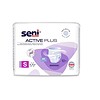 Scutece Seni Active Plus, mărimea S, 10 bucăți, pentru bebeluși, sistem închis, protecție superioară.