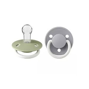 Suzete cu tetină rotundă din silicon pentru bebeluși 0-3 ani.