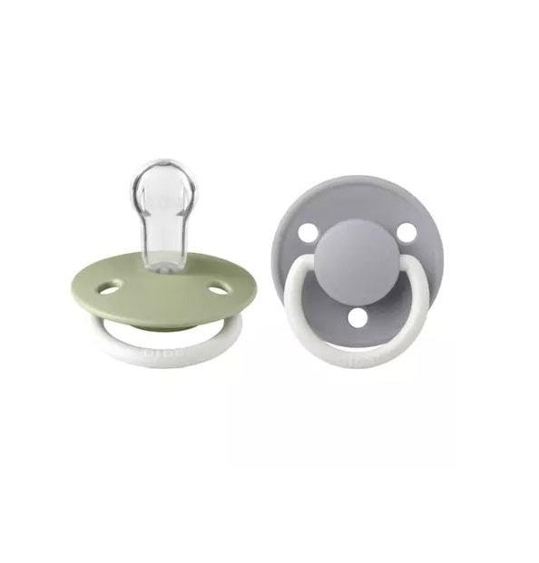 Suzete cu tetină rotundă din silicon pentru bebeluși 0-3 ani.