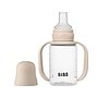 Biberon Sippy BIBS cu tetină din silicon, 150 ml, ideal pentru hrănirea bebelușilor.