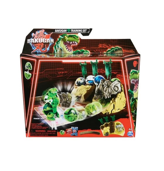 Arena de luptă Bakugan cu figurine și accesorii pentru copii peste 6 ani.