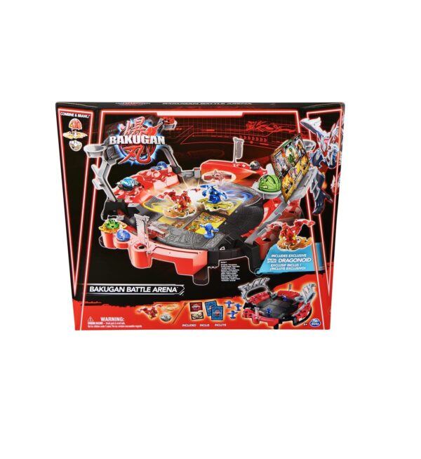 Jucărie Bakugan Arena de luptă pentru copii peste 6 ani, cu figurine și accesorii colorate pentru jo.