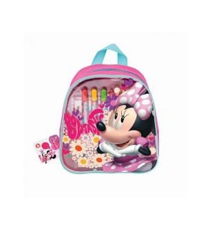 Rucsac cu set de desen Minnie Mouse, ideal pentru copii, de la Farmacia Morpheus.
