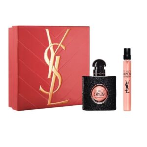 Set pentru Femei Black Opium, Apa de Parfum 30ml + Apa de Parfum 10ml, Yves Saint Laurent