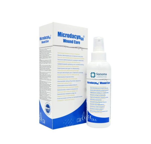 Solutie Antimicrobiana de Irigare si Dezinfectare a Plagilor Microdacyn, 100 ml, Sonoma