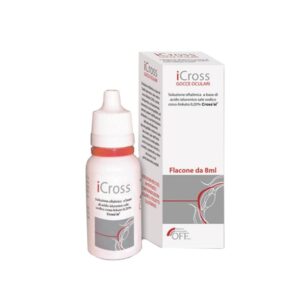 Solutie oftalmica lubrifianta iCrossgel pentru ochi uscați, 8ml, Off Italia, hidratare și confort oc.