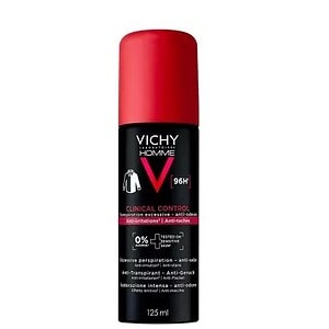 Deodorant roll-on Vichy Homme pentru controlul transpirației, 96H, 125 ml, anti-odor și anti-transpi.