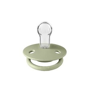 Suzetă BIBS din silicon, rotundă, universală, pentru bebeluși 0-3 ani, culoare Sage.