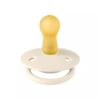 Suzetă cu tetină rotundă din silicon pentru bebeluși, 6+ luni, Ivory, BIBS.