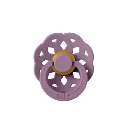 Suzetă din latex pentru bebeluși, model rotund, culoare boheme mauve, confort și siguranță pentru be.