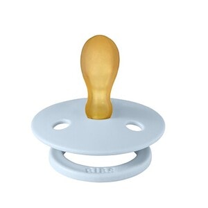 Suzeta din latex cu tetină simetrică pentru bebeluși, culoare vanilla.