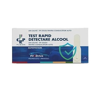 Test rapid pentru detectarea alcoolului din saliva, tip stilou, pentru conducători auto.