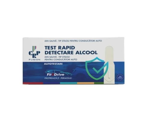 Test Rapid Detectare Alcool din Saliva Test rapid pentru detectarea alcoolului din saliva, tip stilou, pentru conducători auto.