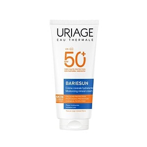 Uriage Bariesun SPF 50+ Cremă hidratantă SPF 50+ Uriage Bariesun spray, cremă hidratantă pentru protecție solară intensă.