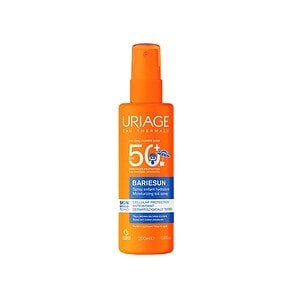 Uriage Bariesun Spray SPF50+ pentru copii Spray solar SPF50+ pentru copii, protecție UV foarte înaltă, 200ml.
