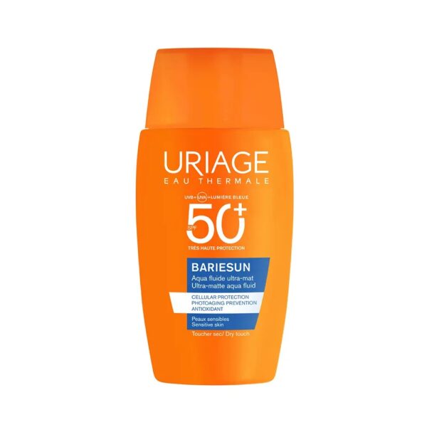 Cremă solară Uriage SPF50+ pentru piele sensibilă, matifiantă, 50ml.