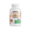 Supliment de vitamina K2 și D3 pentru sănătatea oaselor și sistemului cardiovascular.