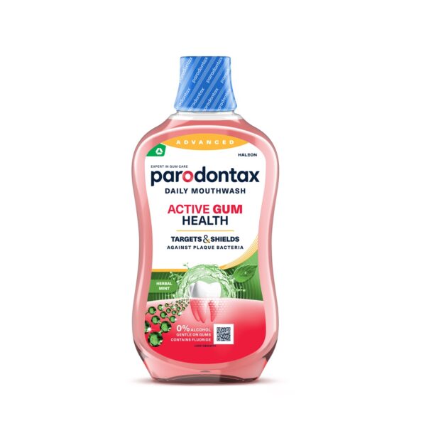 apa-de-gura-fara-alcool-active-gum-health-herbal-mint-parodontax-500-ml-haleon-O25302-farmacia-morpheus Apa de Gura Fara Alcool Active Gum Health Herbal Mint Parodontax, 500 ml, Haleon