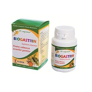 Biogastrin, 40 comprimate, Farmacia Morpheus Cutie cu comprimate Biogastrin pentru calmarea arsurilor gastrice.