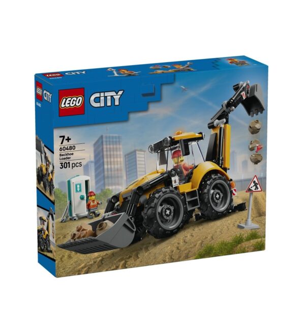 LEGO City Excavator 301 piese Jucărie LEGO City excavator pentru copii peste 7 ani, set de construcție cu 301 piese.