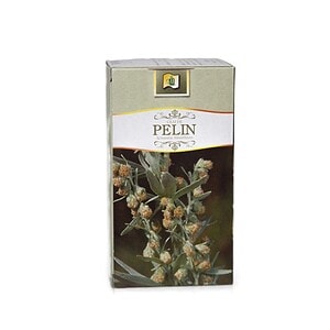 Pelin natural pentru sănătate Pachet cu plantă de pelin, utilizată în remedii naturale și tratamente tradiționale.