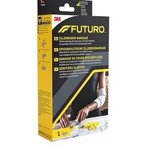 Bandaj pentru cot Futuro, mărimea L, suport pentru durere și stabilitate.