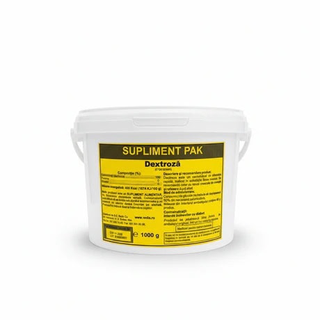 Supliment Deztroza pentru sănătate digestivă Deztroza, supliment pentru sănătate digestivă, în recipient de 1000g, recomandat pentru menținerea s.