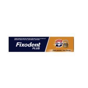 Fixodent Plus Strong Bite, Crema Adeziva pentru Proteza Dentara, 40 g, Procter & Gamble