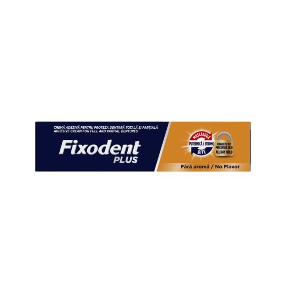 fixodent-plus-strong-bite-crema-adeziva-pentru-proteza-dentara-40-g-procter-gamble-O44309-farmacia-morpheus Fixodent Plus Strong Bite, Crema Adeziva pentru Proteza Dentara, 40 g, Procter & Gamble