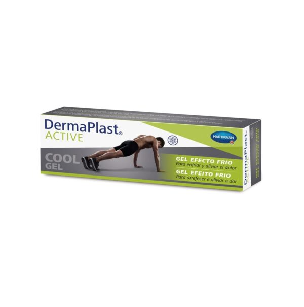 Gel cu Efect de Incalzire DermaPlast Active Cutie cu gel rece pentru relaxare musculară și ameliorarea durerii.