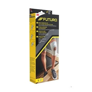Genunchieră Futuro cu stabilizator pentru sprijin și confort.