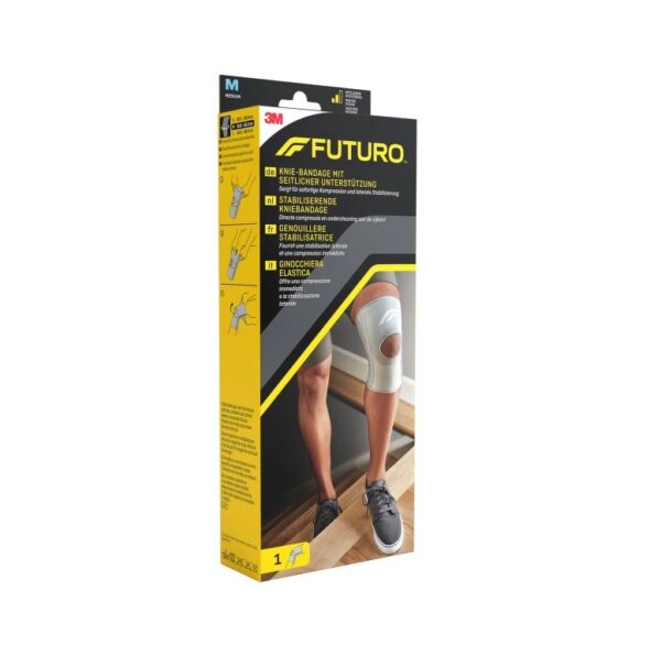 Genunchieră cu Stabilizator Futuro L Genunchieră cu stabilizator pentru suport și protecție.