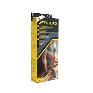 Genunchieră cu stabilizator pentru suport și stabilitate.