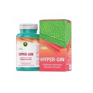 Hyper-Gin, supliment alimentar pentru sănătatea femeilor, conține ingrediente naturale pentru echili.