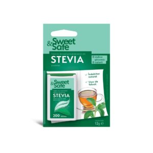 Indulcitor Natural din Stevia, 200 Tablete, Sweet & Safe