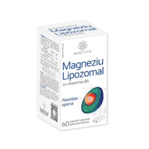 Magneziu Lipozomal cu Vitamina B6, 60 Capsule, Helcor