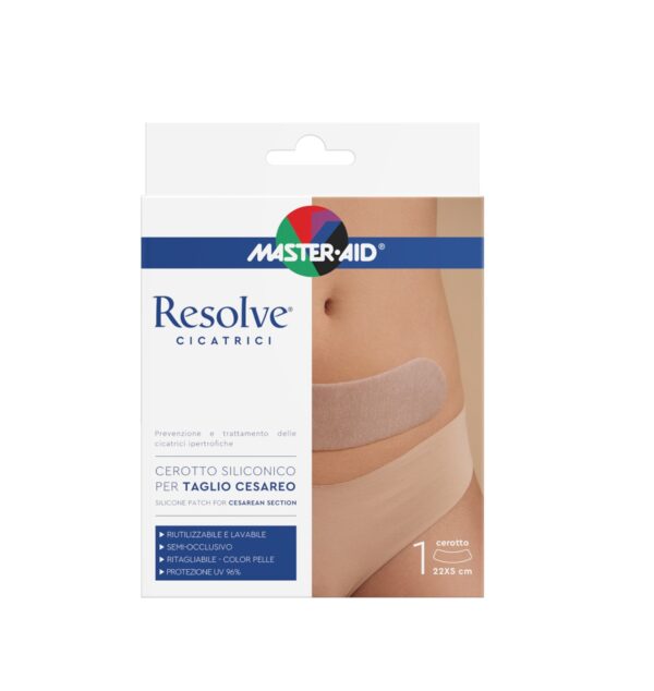 Plasture siliconic pentru cicatrici, rezistent, lavabil, pentru tratament post-operatorie.