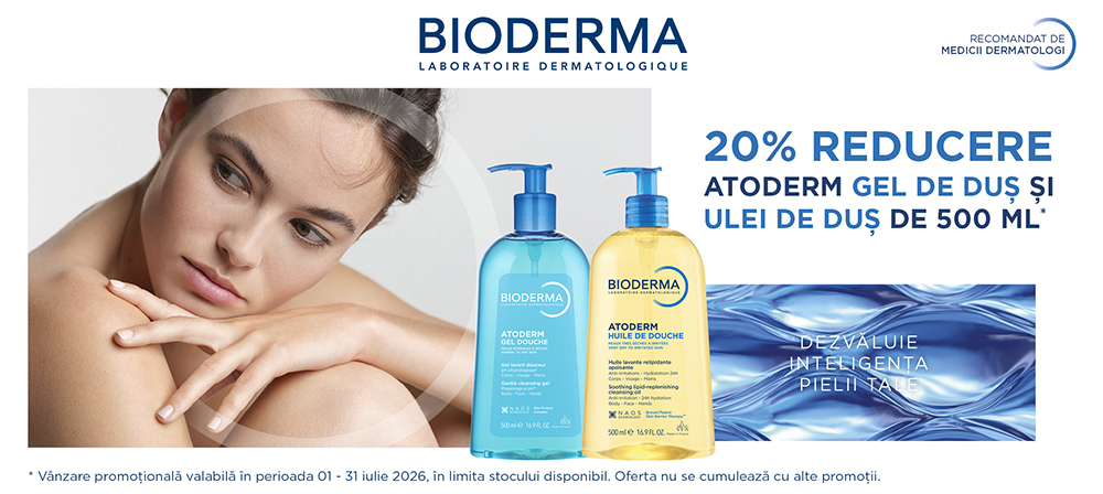 -20% Bioderma Iulie 2026