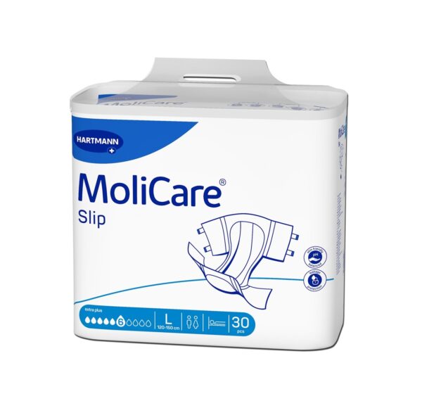 scutece-incontinenta-severa-adulti-molicare-slip-extra-plus-marime-l-30-bucati-hartmann-O44312-farmacia-morpheus Scutece Incontinenta Severa Adulti MoliCare Slip Extra Plus, Marime L, 30 Bucati, Hartmann