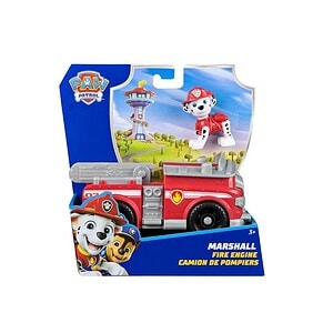 Foc fire de jucarie Paw Patrol Jucarie camion pompieri Paw Patrol pentru copii, cu figurine Marshall și Chase, ideal pentru jocuri.