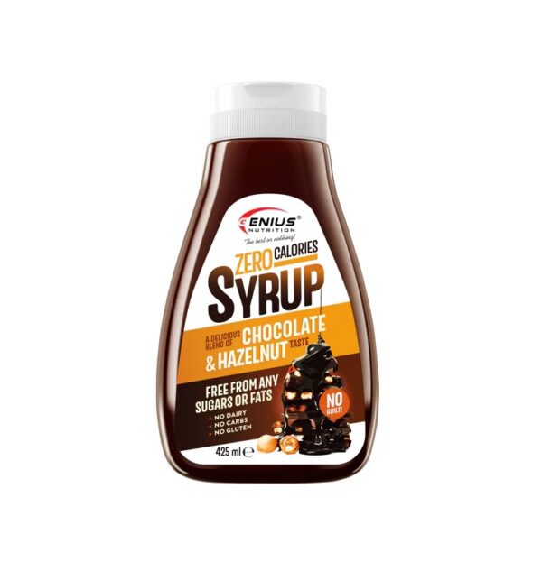 Sirop cu Aromă de French Creme Zero Calories Sirop cu aromă de ciocolată și alune de pădure, fără calorii, pentru deserturi și băuturi.