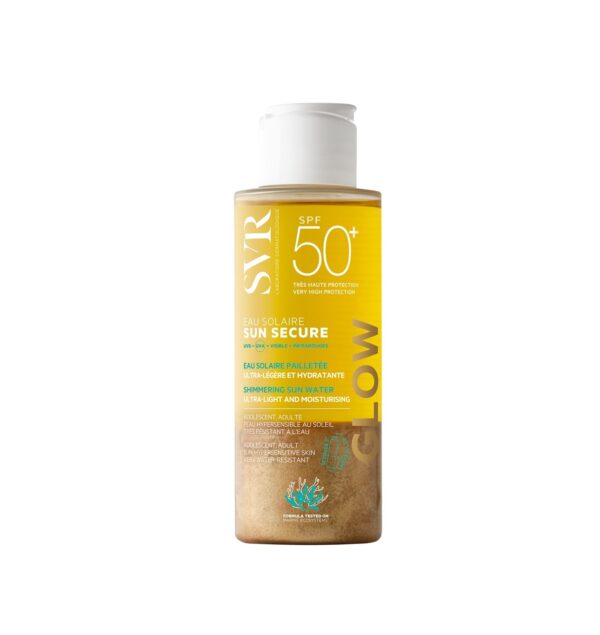 Protecție solară SPF 50+ pentru piele sensibilă Protecție solară SPF 50+ pentru piele sensibilă, hidratare și strălucire, ideală pentru expunere int.