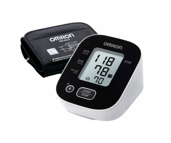 Tensiometru Omron M300 Tensiometru digital Omron M300 cu manșetă neagră.