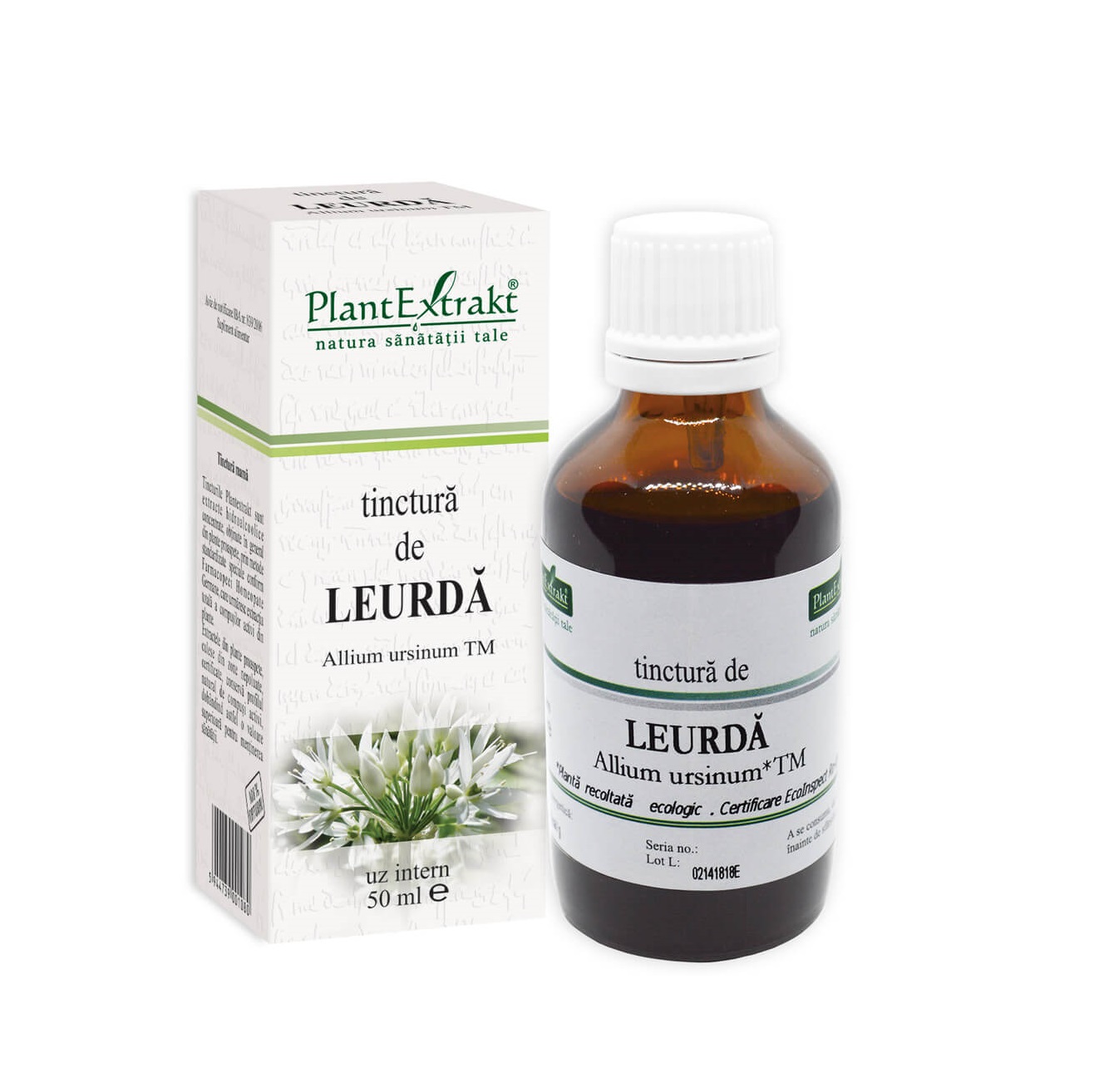 Tinctura de Leurda, 50 ml, Plant Extrakt