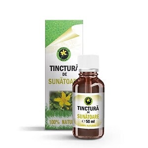 Tinctură de Sunătoare 50ml - tratament natural pentru anxietate și stres.