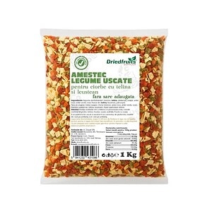 Amestec Legume pentru Ciorbe cu Telina si Leustean, 1 kg, Depal