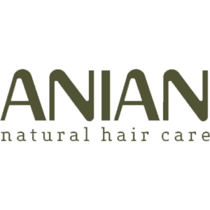 Logo Anian natural hair care pentru produse de îngrijire a părului.