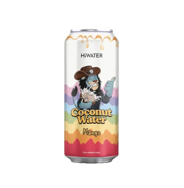 Apa de Cocos cu Suc de Mango Hiwater Bautură răcoritoare cu aromă de cocos și mango, 320 ml, Hiwater.